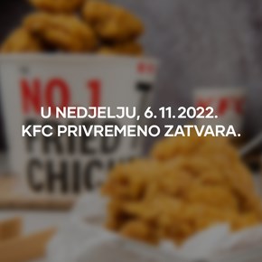 Privremeno zatvaranje <br/> KFC restorana